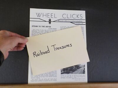 Wheel Clicks 1989 Dezember Pacific Railroad Society Steam to the Abyss