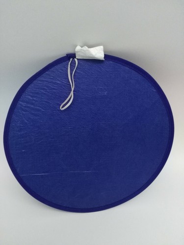 Davidoff Fächer / Frisbe Blau 24cm Durchmesser - Sammlerstück Ungebraucht - Picture 2 of 2