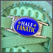 Half Fanatic 13.1 Half Marathon Runners Shoelace Shoe Charm or Zipper Pull