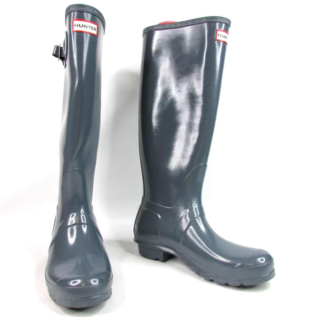 Gray hunter shop rain boots