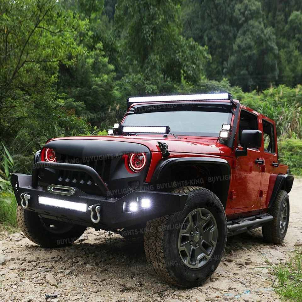 22" Inch LED Work Light Bull Bar Combo For Toyota 4Runner Tacoma RAV4 1990-2018 - Image 2 of 4