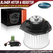 Front HVAC Blower Motor & Resistor Kit for Chevrolet Astro GMC Safari 1996-2005