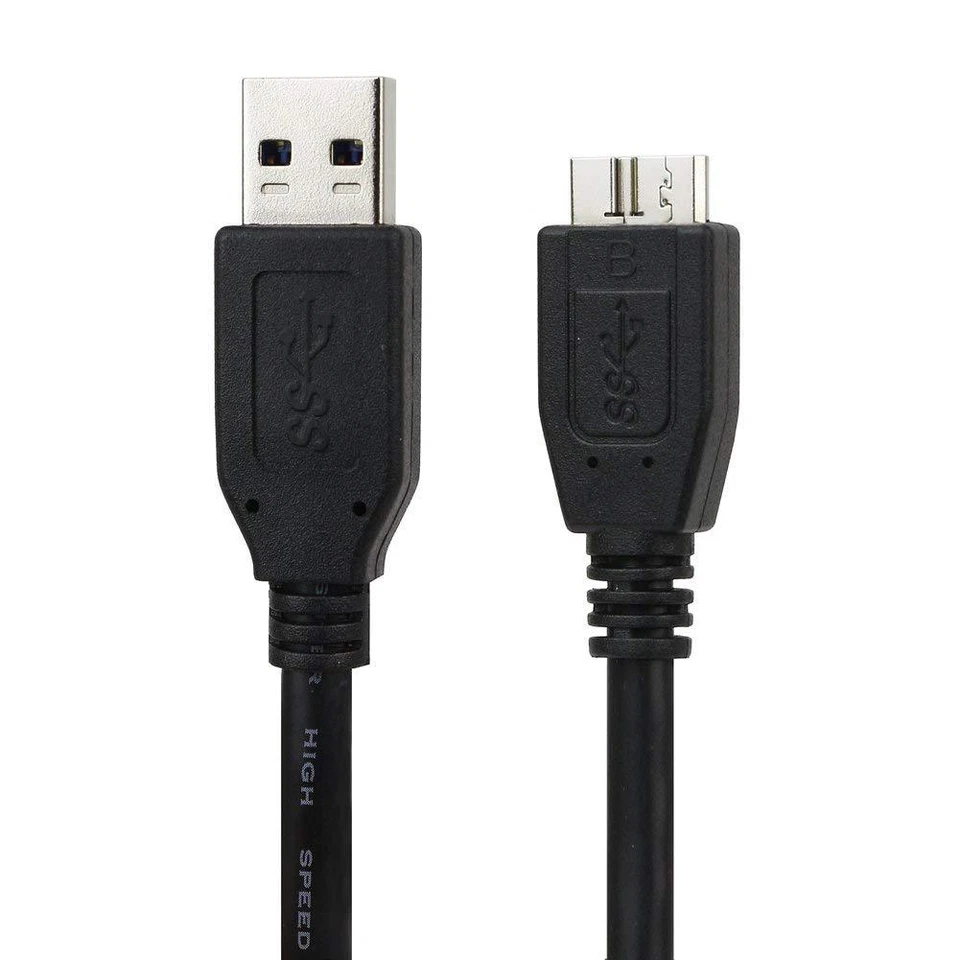 USB 3.0 Power Charger&Data SYNC Cable Cord For Toshiba External Hard Drive Disk - Image 3 of 4
