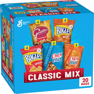 Classic Mix Snack Variety Pack, Bugles Original & Nacho Cheese, Gardetto S Origi