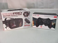 Tzumi Dream Vision Pro Virtual Reality Headset and EVO VR Bluetooth Gamepad