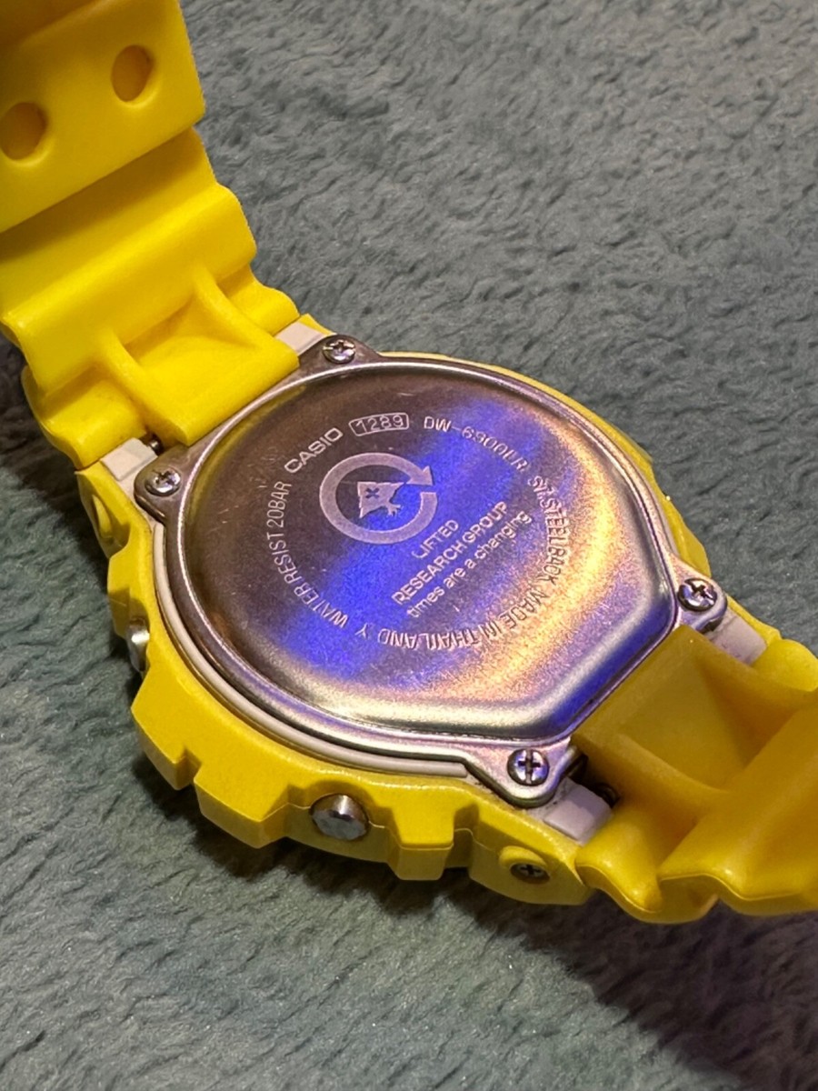 CASIO G-SHOCK Yellow LRG Lifted Research Group DW-6900LR dw CASIO G-SHOCK Yellow LRG Lifted Research Group DW-6900LR dw