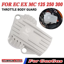 Silver Throttle Body Guard Protector For GasGas EC EX 250 300 MC 125 250 2024