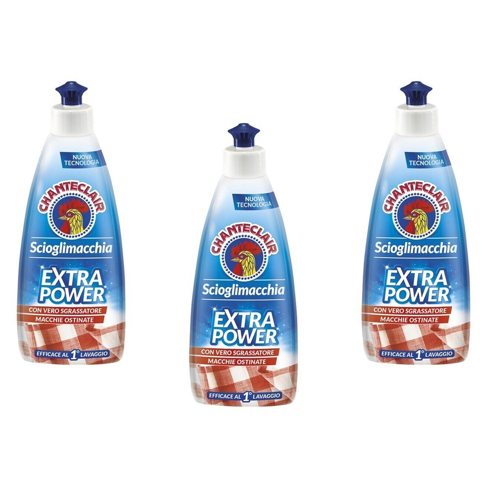3pz Scioglimacchia Sgrassatore Chanteclair macchie difficili tessuti 375ml