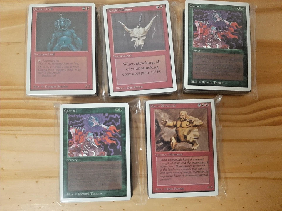*** MTG UNLIMITED +15 vintage sets *** 50 card LOT 1993-1999 Magic the Gathering - Image 3 of 3