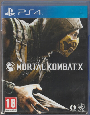 PS4 PLAYSTATION 4 MORTAL KOMBAT GAME X 18 WB GAMES AHEAD NEXT ITALIAN