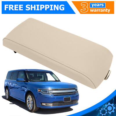 For 13-19 Ford Flex #FA8Z-7406024-AA Center Console Lid Armrest Cover Beige