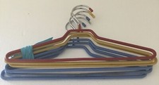 Lot Of 6 Vintage Baby/ Toddler Metal Wrapped In Vinyl Hangers