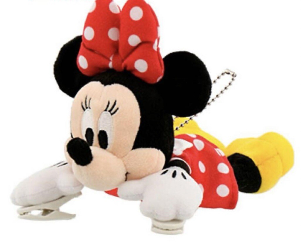 New! Tokyo Disney Resort Minnie Mouse Plush Shoulder Clip Doll