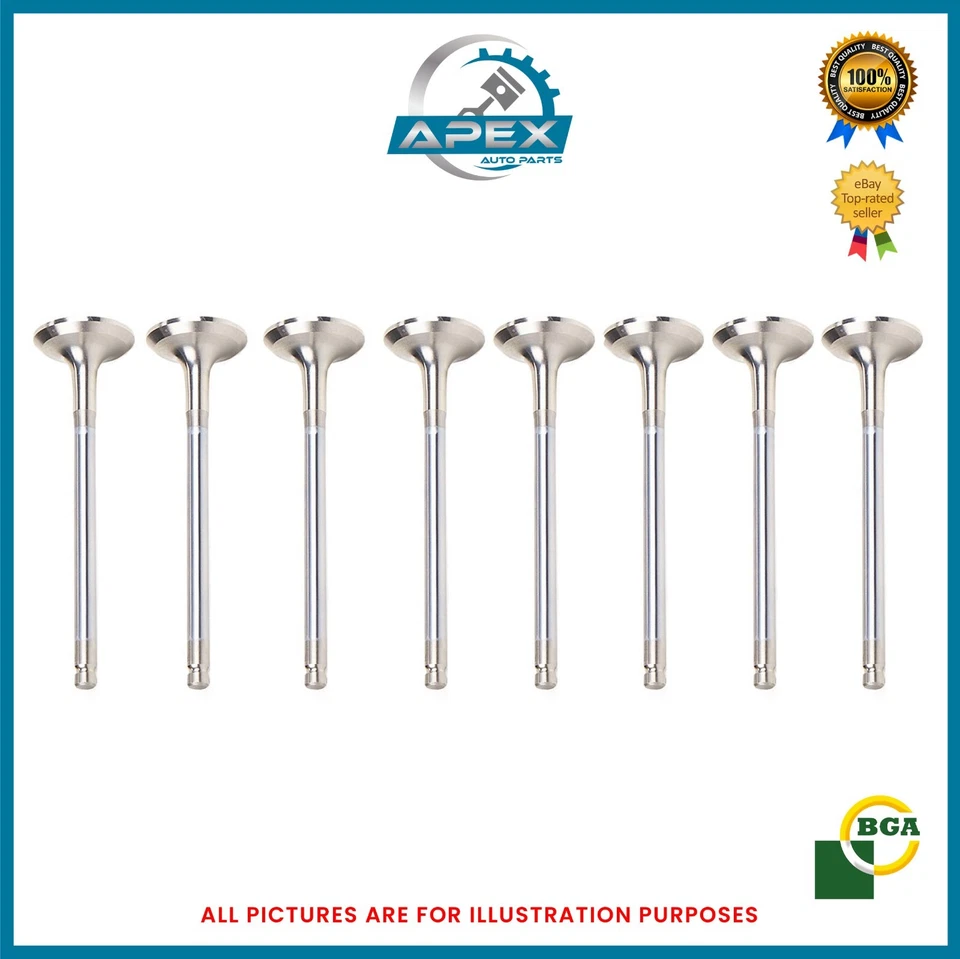 Audi A3 1.2 TFSI Cjza Cjzb Moteur Essence Échappement Soupape BGA Marque - 8PCS - Photo 2/4