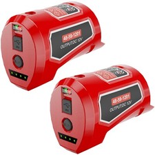 2x Charger Adapter For Milwaukee M12 48-59-1201 Battery Portable Power Source