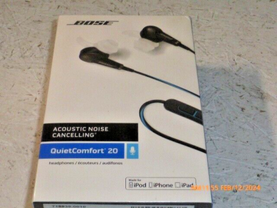 Bose QuietComfort 20 Acoustic Noise Cancelling Headphones - Black