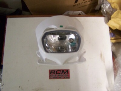 GENUINE GAS GAS HEBO WHITE COMPLETE HEADLIGHT