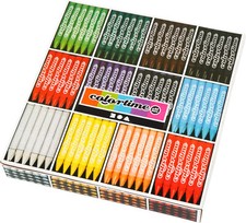 creativ company Colortime kreda woskowa 12 kolorów po 24 szt. Malowanie, rękodzieło, DIY