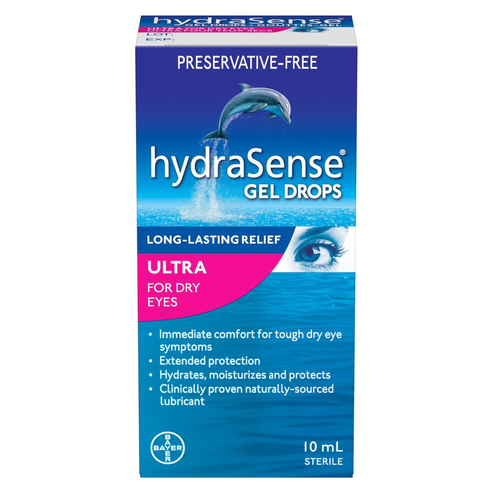 For Dry Eyes - Preservative Free Eye Drops Gel Dro...