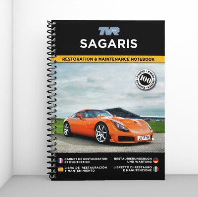 TVR SAGARIS : Restaurierungsnotizbuch & Wartung - KOSTENLOS VERSAND !