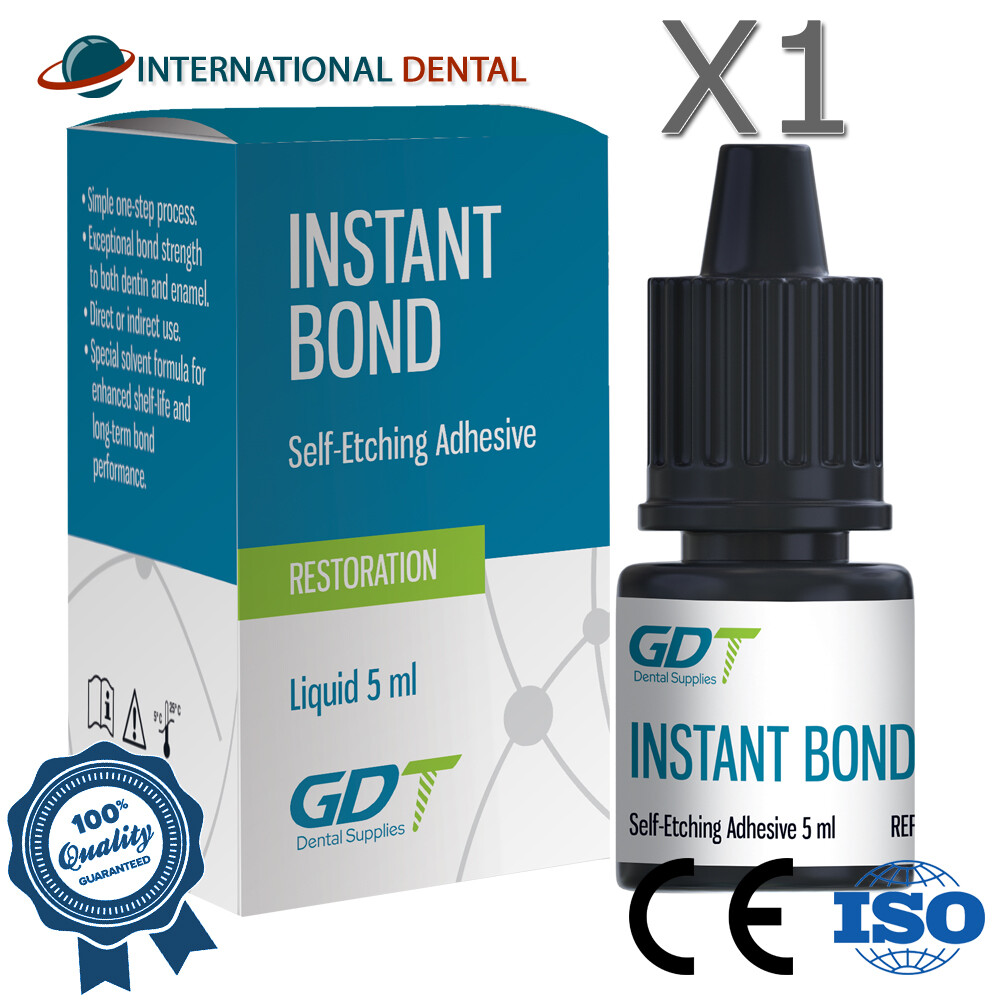Dental Restoration Self Etching Adhesive 5ml Instant Bond Material
