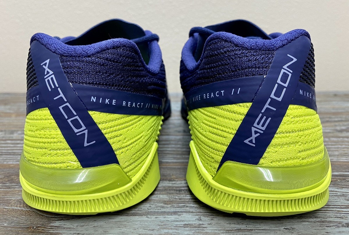 Nike Mens Size 8 React Metcon Turbo Blue Slate Sneaker Shoes CT1243 400 NO LID Nike React Metcon Turbo Men main image 2