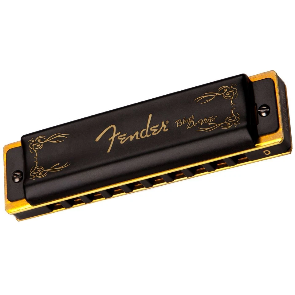 Fender Blues DeVille 10-Hole Diatonic Harmonica with Case, Key of C - Image 2 of 3