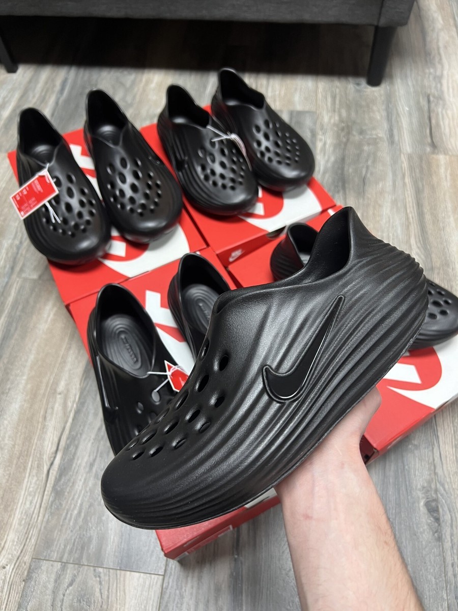 【新品未使用】Nike ReactX Rejuven8 Triple Black 🔥Nike Reactx Rejuven8 Triple Black Unisex Lifestyle Casual