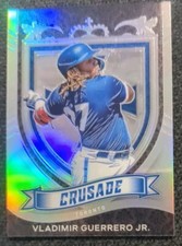 2021 Chronicles Crusade #4 Vladimir Guerrero Jr. Silver Holo Prizm Blue Jays