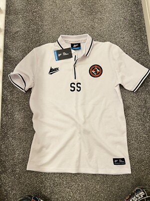 VINTAGE DUNDEE UNITED ELITE PIQUE POLOSHIRT - GRÖSSE SMALL - NEU MIT ETIKETT - UK VERKÄUFER
