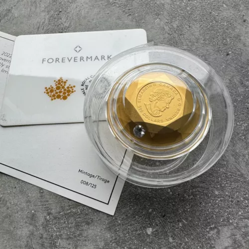 2022 Canada $500 Gold Coin - Diamond-Shaped Coin – Forevermark Black Label