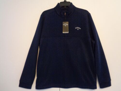 Pullover para hombre Callaway "PEACOAT" cuarto cremallera nuevo S/CH - Imagen 2 de 10