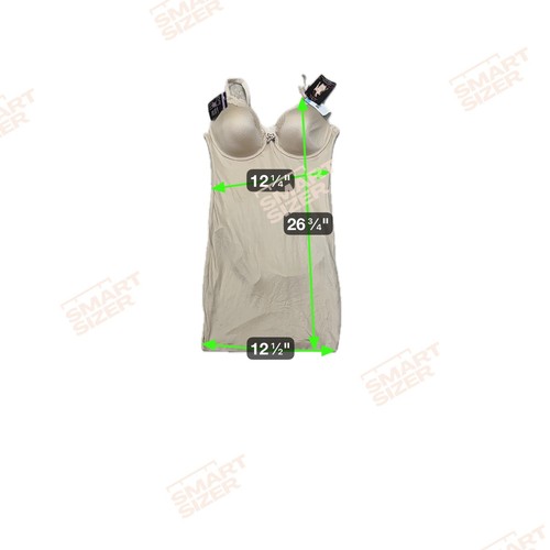 Mutandine Maidenform donna controllo luce copertura completa schiuma coppa 36C beige nuove - Foto 2 di 14