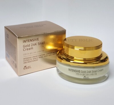 EKEL/Intensive Gold 24K Snail Toner 120ml, Emulsion 120ml, Cream 50ml/K-Beauty