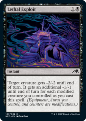 Kamigawa, Neon Destiny - Lethal Exploit - Foil