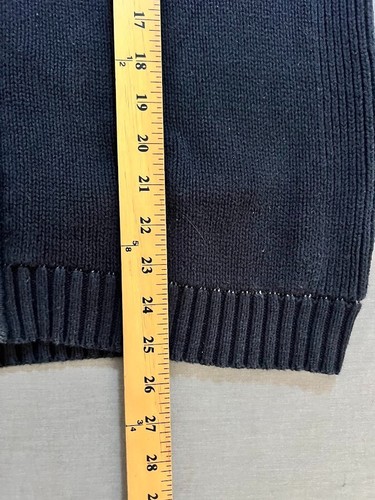 De Colección Polo Ralph Lauren Suéter Adulto M Azul Manga Larga Cremallera Completa Logo Manga Larga - Imagen 10 de 10