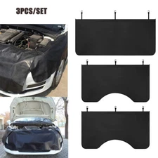 US Heavy Duty Magnetic Fender Cover Mechanics Car Work Mat Cover Protector 3PCS