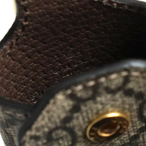 Étui pour écouteurs GUCCI OphidiaAirPods toile GG Supreme, beige et marron 596720 - Photo 9 sur 9