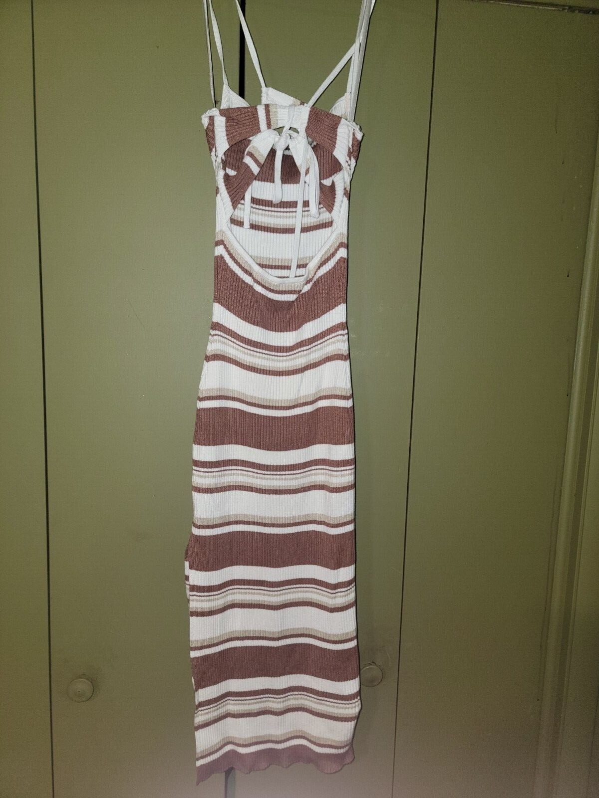 Abercrombie strappy midi sweater dress 