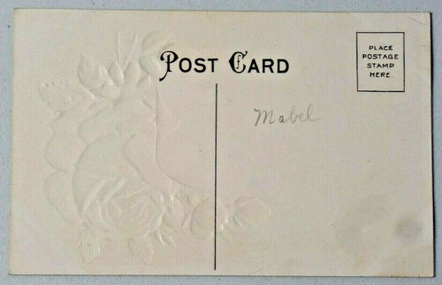 Sweet Kisses Yellow & Red Roses Glitter Embellished Embossed DB Postcard 9961 - Picture 2 of 2