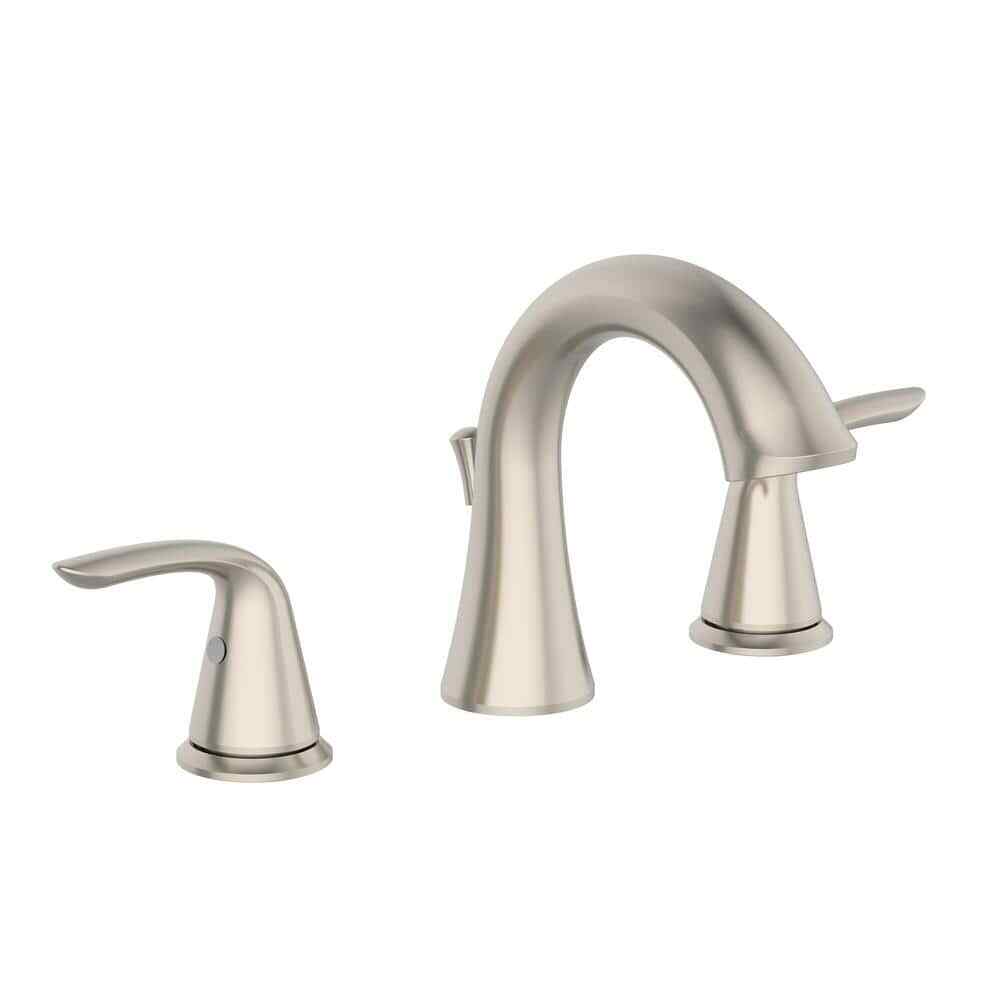 Glacier Bay Irena 8 in. Widespread 2-Handle Bathroom Faucet in 