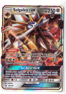 Solgaleo EX 89/149 Pokemon Card