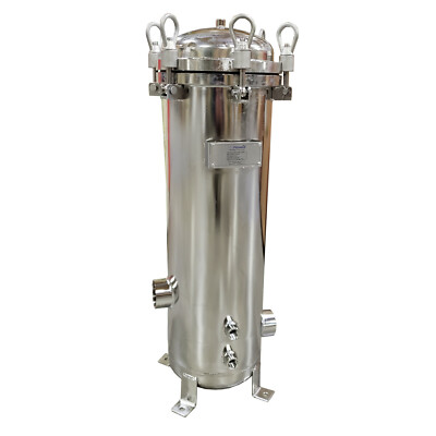 5 Cartridge Stainless Steel Filter Housing 20'' Cartridges 2 Inch NPT In/Out