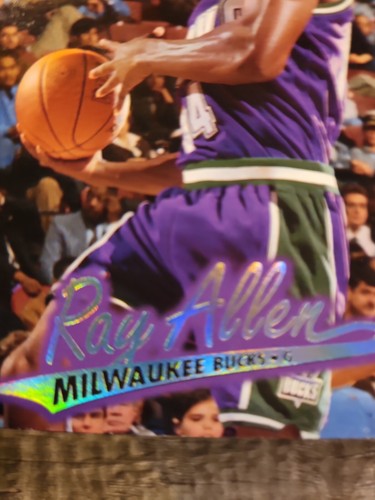 1996 Ultra RC #60 Ray Allen HOF Fleer Skybox 96-97, Bucks - Picture 7 of 13