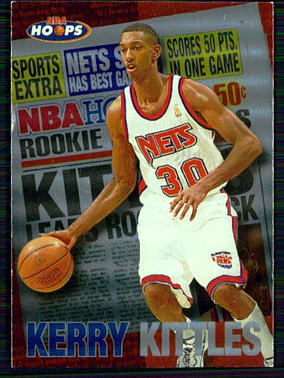1997 NBA Hoops - Kerry Kittles - #6 of 10 - Rookie Headliner | eBay