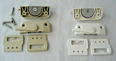 Window Sash Lock & Keeper Single Double Hung Sliding Windows - Lot of 2 - select