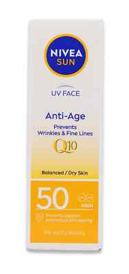 Nivea Sun UV Face Q10 Anti-Age LSF50 - 50ml