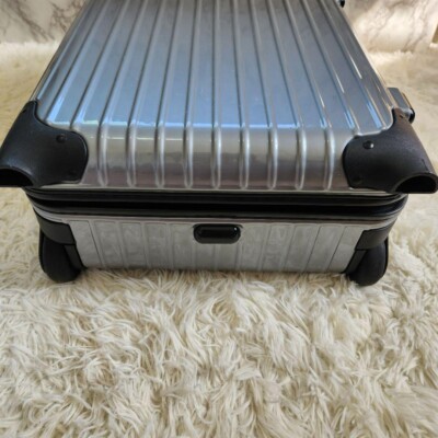 Rimowa Salsa 33L Silver 2-wheels Carry Case Suitcase Travel bag F