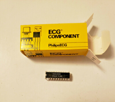NOS Philips ECG1550 Replacement IC/Integrated Circuit/TV Sync. Signal Processor