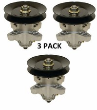 Set of 3 Mower Deck Spindles 918-04125 for Cub Cadet Troy-Bilt MTD 50" 54" Deck